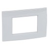 Legrand Platte Vela quadratisch metallisch grau 3 Module 685746 Legrand Platte Vela quadratisch metallisch grau 3 Module 685746