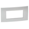 Legrand Platte Vela quadratisch metallisch grau 4 Module 685747 Legrand Platte Vela quadratisch metallisch grau 4 Module 685747