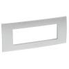 Legrand Platte Vela quadratisch metallisch grau 6 Module 685748 Legrand Platte Vela quadratisch metallisch grau 6 Module 685748