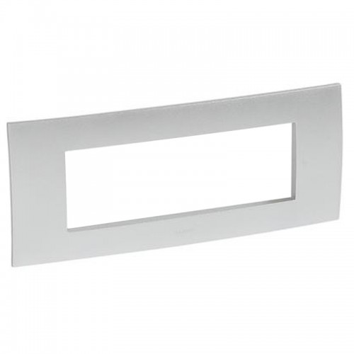 Legrand Platte Vela quadratisch metallisch grau 6 Module 685748 Legrand Platte Vela quadratisch metallisch grau 6 Module 685748
