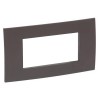 Legrand Platte Vela quadratisch Kakao 4 Module 685806 Legrand Platte Vela quadratisch Kakao 4 Module 685806