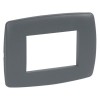 Legrand Vela Platte rund anthrazit 3 Module 685815 Legrand Vela Platte rund anthrazit 3 Module 685815