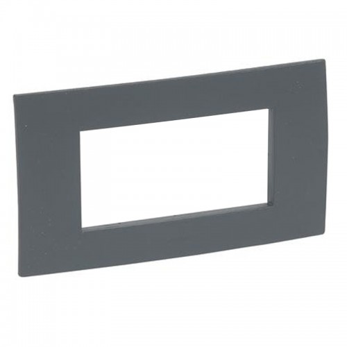 Legrand Platte Vela quadratisch 4 Plätze anthrazit 682631