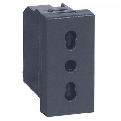 2P+E 10/16A 683081 Legrand Vela Scura zweiseitige Steckdose 2P+E 10/16A 683081 Legrand Vela Scura zweiseitige Steckdose