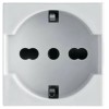 Bocchiotti bivalente Schuko-Steckdose 2P+E 10/16A 250V 02810 Bocchiotti bivalente Schuko-Steckdose 2P+E 10/16A 250V 02810