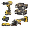 KIT DeWALT Bohrschrauber & Akku-Winkelschleifer 125mm DCK2153P2T-IT KIT DeWALT Bohrschrauber & Akku-Winkelschleifer 125mm DCK2153P2T-IT
