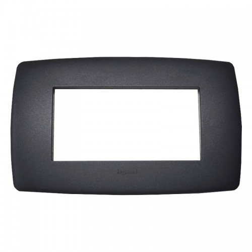 Legrand Vela Platte rund anthrazit 4 Module 685816 Legrand Vela Platte rund anthrazit 4 Module 685816