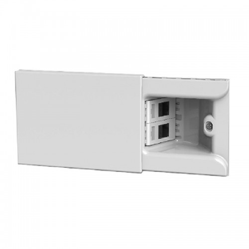 4Box Hide 3 Module Versenkbare Steckdose mit zwei RJ45 LAN Netzwerkbuchsen weiß 4B.01.004 4Box Hide 3 Module Versenkbare Steckdose mit zwei RJ45 LAN Netzwerkbuchsen weiß 4B.01.004