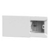 4Box Hide 3 Module Versenkbare Steckdose verschiebbar mit Universal-Schuko-Steckdose weiß 4B.01.015 4Box Hide 3 Module Versenkbare Steckdose verschiebbar mit Universal-Schuko-Steckdose weiß 4B.01.015
