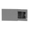 4Box 3 Module Versenkbare Steckdose verschiebbar mit Universalsteckdose grau Tekno 4Box 3 Module Versenkbare Steckdose verschiebbar mit Universalsteckdose grau Tekno