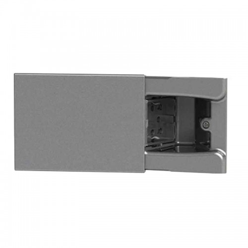 4Box 3 Module Versenkbare Steckdose verschiebbar mit Universalsteckdose grau Tekno 4Box 3 Module Versenkbare Steckdose verschiebbar mit Universalsteckdose grau Tekno