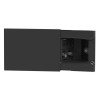 4Box Hide 3 Module Schiebesockel mit einer zweipoligen Steckdose und Tv/Sat-Buchse dunkelgrau 4Box Hide 3 Module Schiebesockel mit einer zweipoligen Steckdose und Tv/Sat-Buchse dunkelgrau