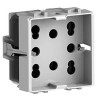 Side 4Box Universelle zweipolige und Schuko Steckdose 10/16A 2 Module für Living weiß 4B.N.H21 Side 4Box Universelle zweipolige und Schuko Steckdose 10/16A 2 Module für Living weiß 4B.N.H21