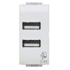 4Box Doppel USB-Steckdose 2.4A für Bticino Matix 4B.AM.USB.24 4Box Doppel USB-Steckdose 2.4A für Bticino Matix 4B.AM.USB.24
