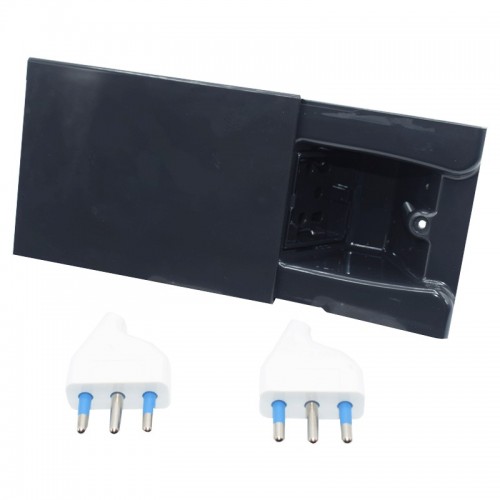 4Box Hide 3 Module Versenkbare Steckdose verschiebbar mit Universal-Steckdose dunkelgrau 4B.03.H21 4Box Hide 3 Module Versenkbare Steckdose verschiebbar mit Universal-Steckdose dunkelgrau 4B.03.H21
