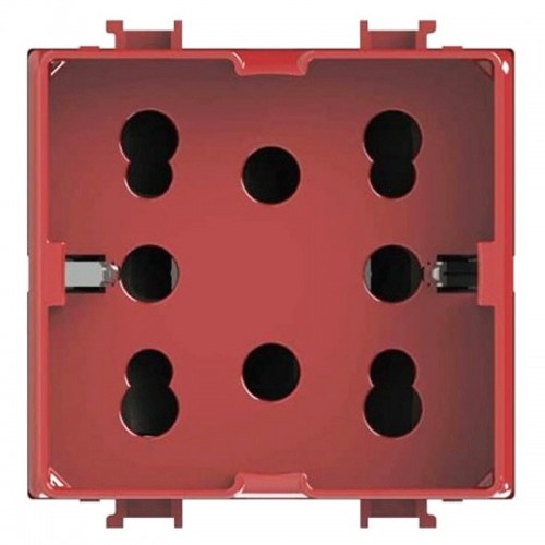 4Box SIDE Schuko Steckdose für Bticino Matix Rot 2 Module 4B.AMR.H21 4Box SIDE Schuko Steckdose für Bticino Matix Rot 2 Module 4B.AMR.H21