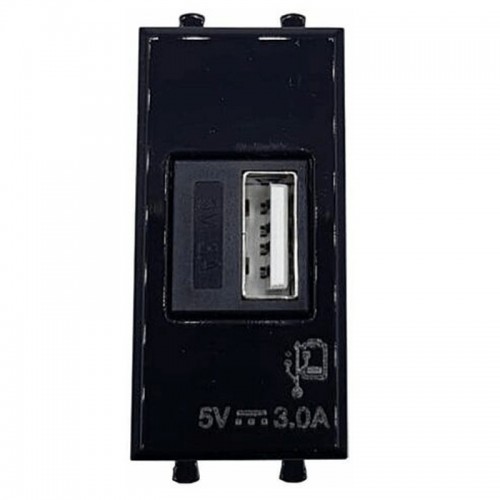 Ave Universelles USB-Ladegerät 3A Serie Life S44 Schwarz 442082USB3A Ave Universelles USB-Ladegerät 3A Serie Life S44 Schwarz 442082USB3A