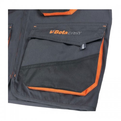 BM Gilet für Elektriker TWILL Easy Grey 7867G 180 Gramm Größe XXL 078670805 BM Gilet für Elektriker TWILL Easy Grey 7867G 180 Gramm Größe XXL 078670805