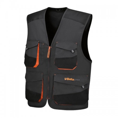 BM Gilet für Elektriker TWILL Easy Grey 7867G 180 Gramm Größe XXL 078670805 BM Gilet für Elektriker TWILL Easy Grey 7867G 180 Gramm Größe XXL 078670805