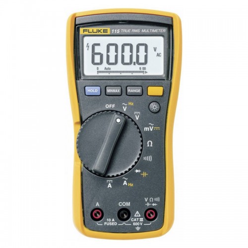Fluke Digital-Multimeter 115 TRMS 600V 10A AC/DC 6000PT 2583583 Fluke Digital-Multimeter 115 TRMS 600V 10A AC/DC 6000PT 2583583