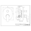 Nobili HOF Unterputz-Brausebatterie mit Umsteller Chrom HF122100CR Nobili HOF Unterputz-Brausebatterie mit Umsteller Chrom HF122100CR