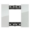 Bticino Platte Living Now 2 Module Farbe: SKY KA4802DA Bticino Platte Living Now 2 Module Farbe: SKY KA4802DA