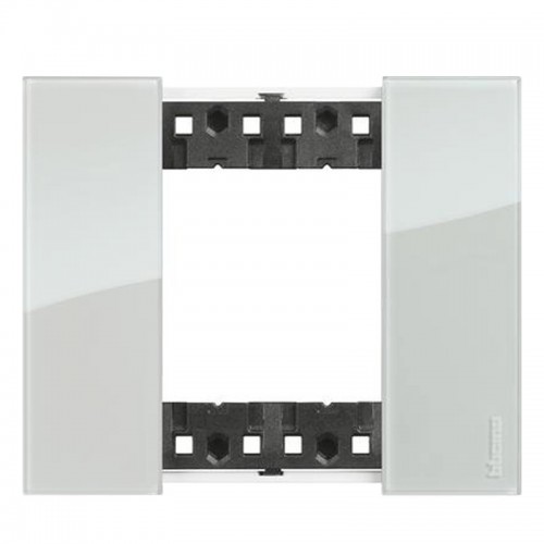 Bticino Platte Living Now 2 Module Farbe: SKY KA4802DA Bticino Platte Living Now 2 Module Farbe: SKY KA4802DA