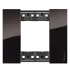 Bticino Platte Living Now 2 Module Farbe: Nacht KA4802DG Bticino Platte Living Now 2 Module Farbe: Nacht KA4802DG