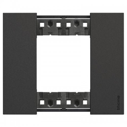Bticino Living Now Platte, 3 Module, Farbe: Schwarz KA4802KG Bticino Living Now Platte, 3 Module, Farbe: Schwarz KA4802KG