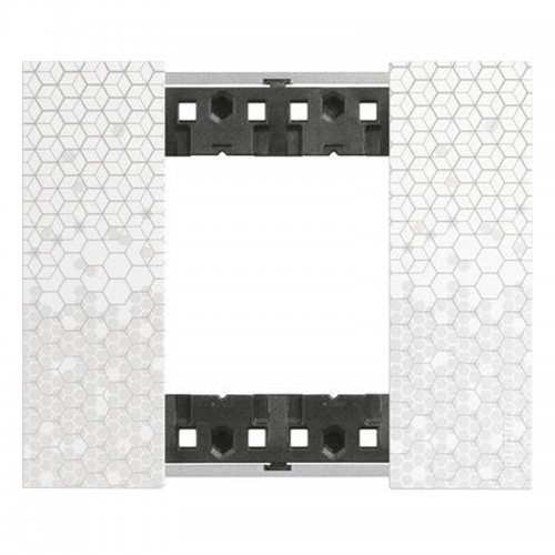 Bticino Platte Living Now 2 Module Farbe: Pixel KA4802MW Bticino Platte Living Now 2 Module Farbe: Pixel KA4802MW
