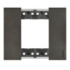 Bticino Platte Living Now 2 Module Farbe: Space KA4802NG Bticino Platte Living Now 2 Module Farbe: Space KA4802NG