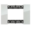 Bticino Platte Living Now 3 Module Farbe: Sky KA4803DA Bticino Platte Living Now 3 Module Farbe: Sky KA4803DA