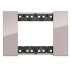 Bticino Platte Living Now 3 Module hellfarbig KA4803DM Bticino Platte Living Now 3 Module hellfarbig KA4803DM