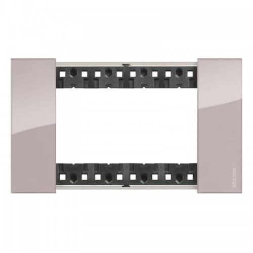 Bticino Platte Living Now 4 Module hellfarbig KA4804DM Bticino Platte Living Now 4 Module hellfarbig KA4804DM