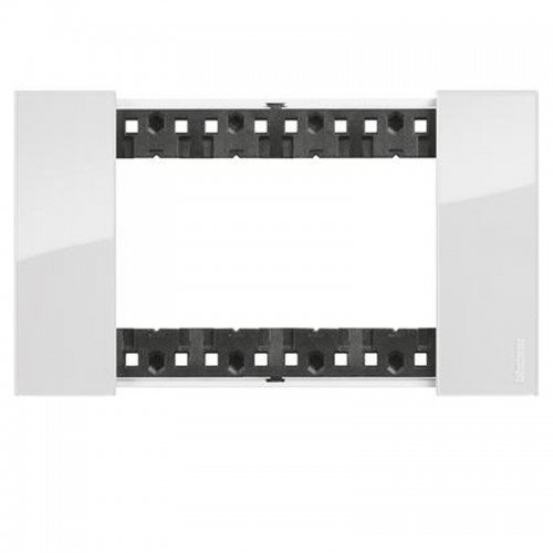 Bticino Platte Living Now 4 Module Farbe: Eis KA4804DW Bticino Platte Living Now 4 Module Farbe: Eis KA4804DW