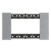Bticino Platte Living Now 4 Module Farbe: Moon KA4804NW Bticino Platte Living Now 4 Module Farbe: Moon KA4804NW
