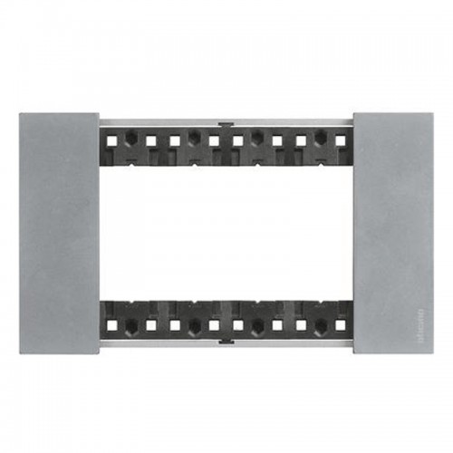 Bticino Platte Living Now 4 Module Farbe: Moon KA4804NW Bticino Platte Living Now 4 Module Farbe: Moon KA4804NW