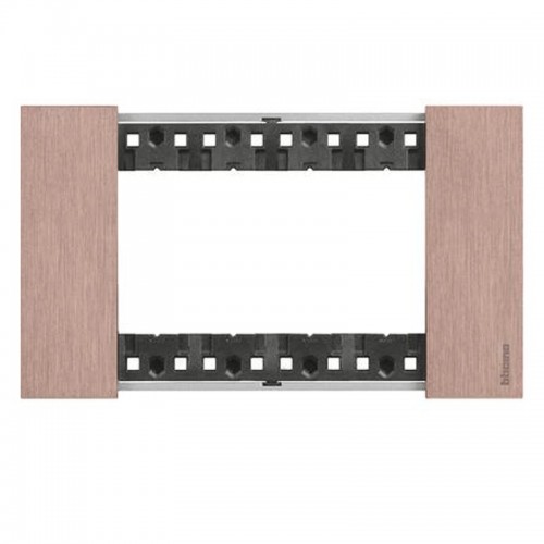 Bticino Platte Living Now 4 Module Farbe: Kupfer KA4804ZM Bticino Platte Living Now 4 Module Farbe: Kupfer KA4804ZM