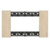 Bticino Platte Living Now 4 Module Farbe: Golb KA4804ZW Bticino Platte Living Now 4 Module Farbe: Golb KA4804ZW