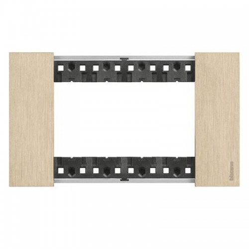 Bticino Platte Living Now 4 Module Farbe: Golb KA4804ZW Bticino Platte Living Now 4 Module Farbe: Golb KA4804ZW