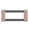 Bticino Platte Living Now 6 Module Farbe: Kupfer KA4806ZM Bticino Platte Living Now 6 Module Farbe: Kupfer KA4806ZM