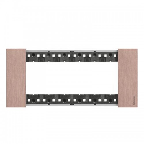 Bticino Platte Living Now 6 Module Farbe: Kupfer KA4806ZM Bticino Platte Living Now 6 Module Farbe: Kupfer KA4806ZM