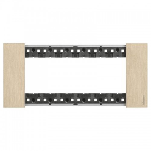 Bticino Platte Living Now 6 Module Farbe: Gold KA4806ZW Bticino Platte Living Now 6 Module Farbe: Gold KA4806ZW