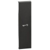 Abdeckung Bticino Living Now mit symbol schlüssel, 1 Modul, schwarz KG01F Abdeckung Bticino Living Now mit symbol schlüssel, 1 Modul, schwarz KG01F