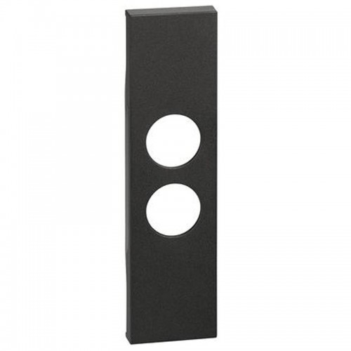 Bticino Cover Living Now für TV-Buchse TV-SAT 1 Modul schwarz KG09 Bticino Cover Living Now für TV-Buchse TV-SAT 1 Modul schwarz KG09