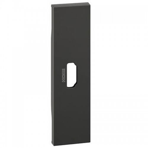 Bticino Cover Living Now für HDMI-Buchse 1 Modul schwarz KG14 Bticino Cover Living Now für HDMI-Buchse 1 Modul schwarz KG14