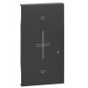 Bticino Cover Living Now für angeschlossene Verschlusssteuerung 2 Module schwarz KG32M2 Bticino Cover Living Now für angeschlossene Verschlusssteuerung 2 Module schwarz KG32M2