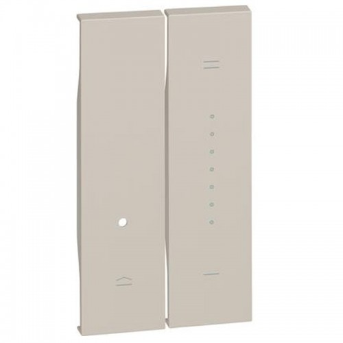 Bticino Living Now Cover für Dimmer, 2 Module, sand KM19 Bticino Living Now Cover für Dimmer, 2 Module, sand KM19