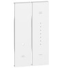 Bticino Living Now Cover für Dimmer, 2 Module, weiß KW19 Bticino Living Now Cover für Dimmer, 2 Module, weiß KW19