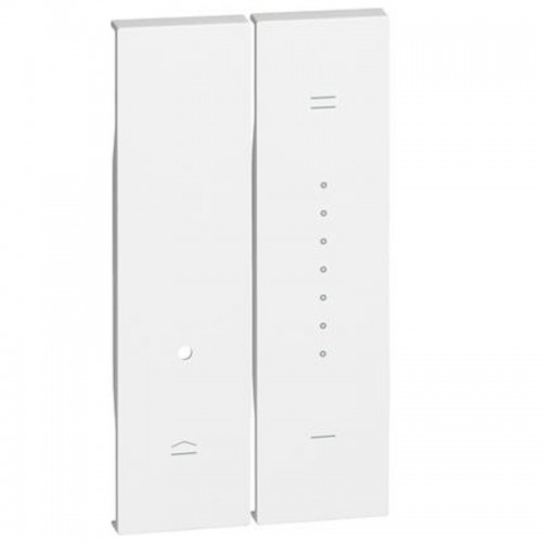 Bticino Living Now Cover für Dimmer, 2 Module, weiß KW19 Bticino Living Now Cover für Dimmer, 2 Module, weiß KW19